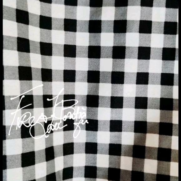 NEW YORK & CO CAPRI ANKLE PANTS GINGHAM SZ 14 - Picture 4 of 5